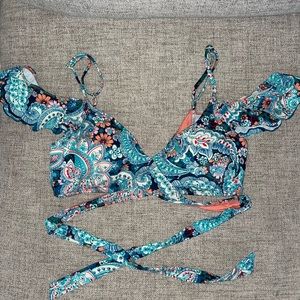 US Urban Sea Off the Shoulder Sleeve Bikini Top